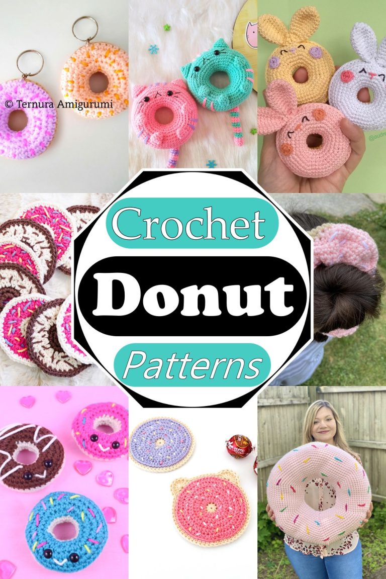 15 Free Crochet Donut Patterns For Gift Giving