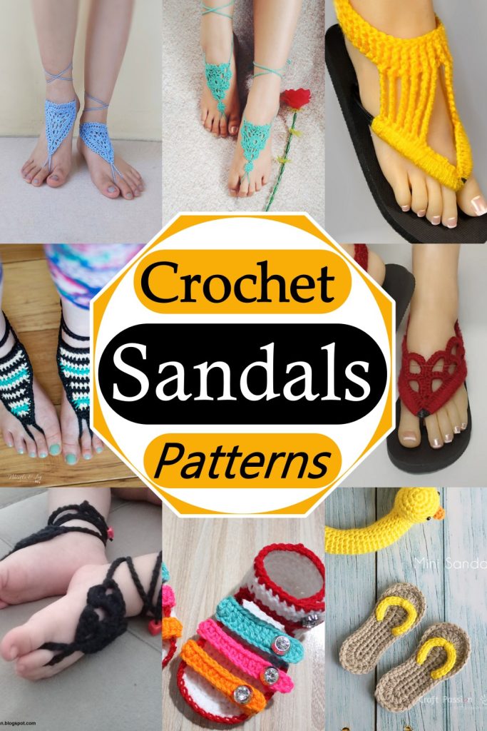 15 Crochet Sandals Patterns For Everyone