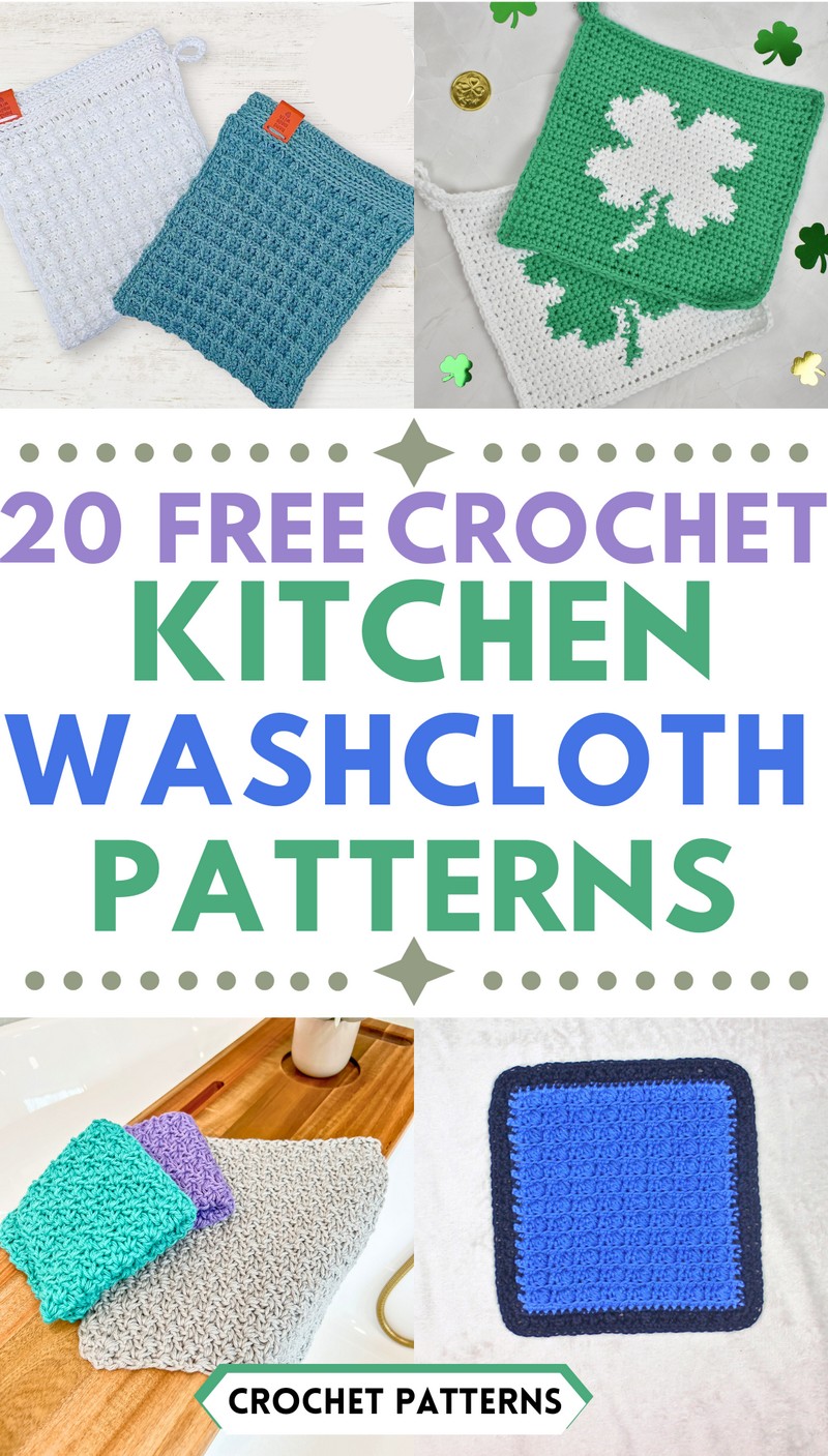 Free Crochet Washcloth Patterns
