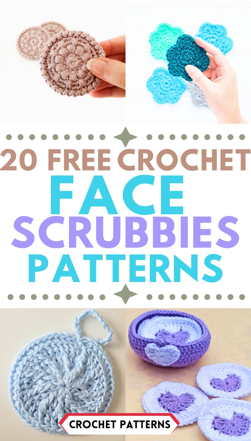 Free Crochet Face Scrubbies Patterns