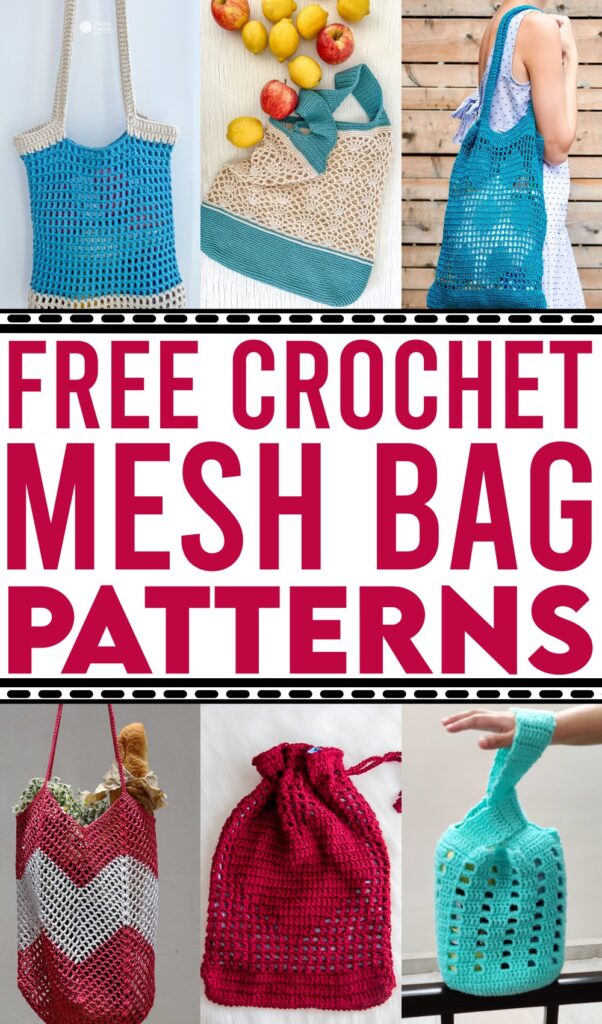 20 Easy Free Crochet Mesh Bag Patterns