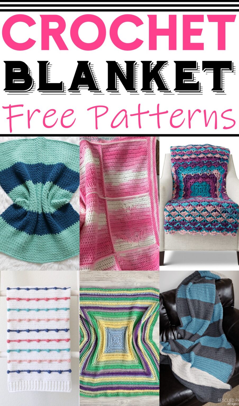 20 Free Crochet Blanket Patterns To Keep Cozy