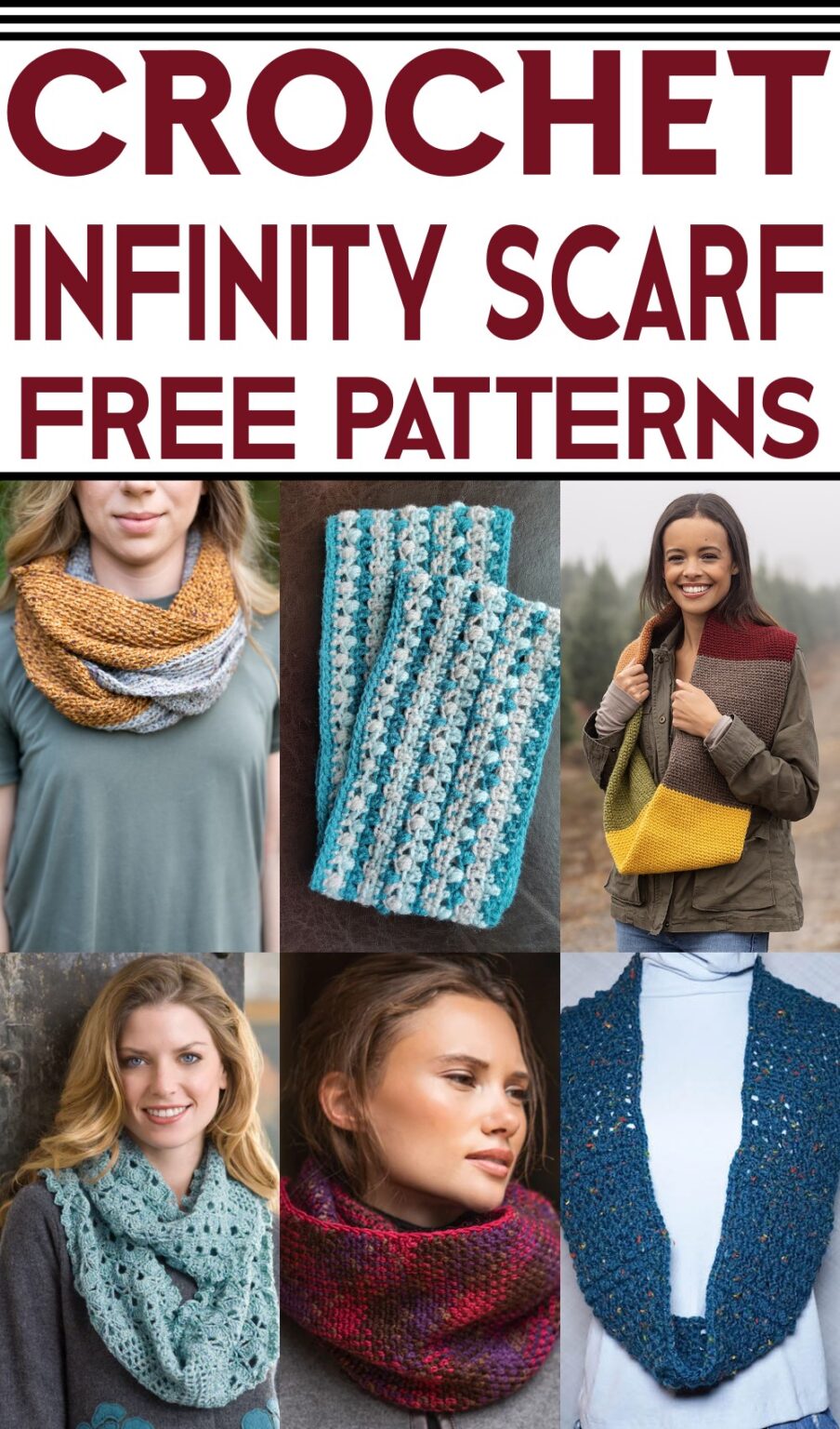 24 Infinity Scarf Crochet Patterns For Cozier Look