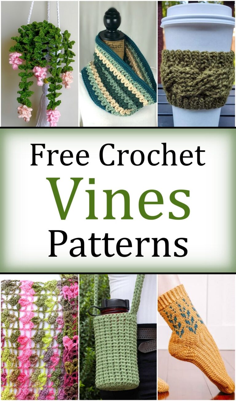 11 Free Crochet Vines Patterns To Add Greenery Crochet Patterns