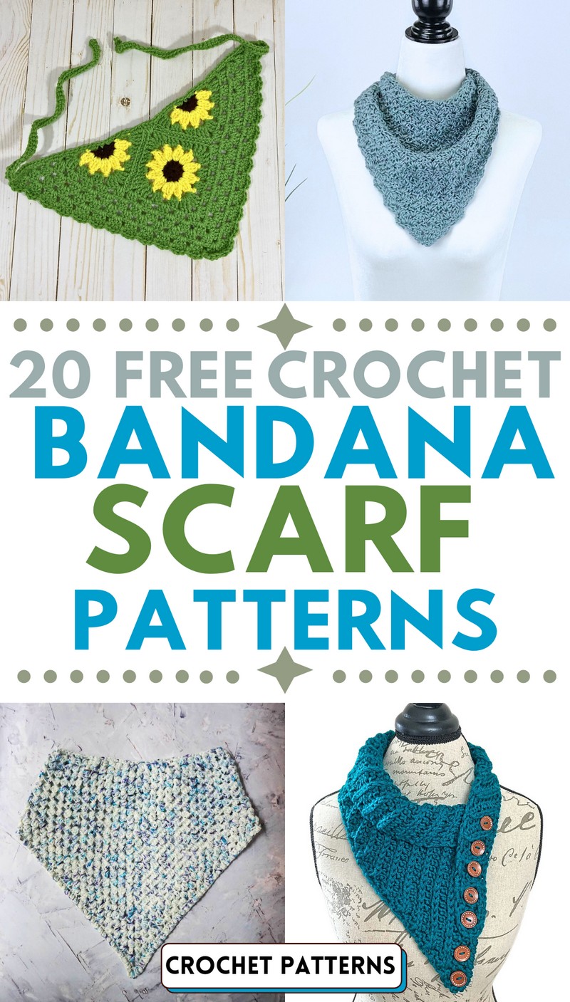 Easy Crochet Bandana Patterns