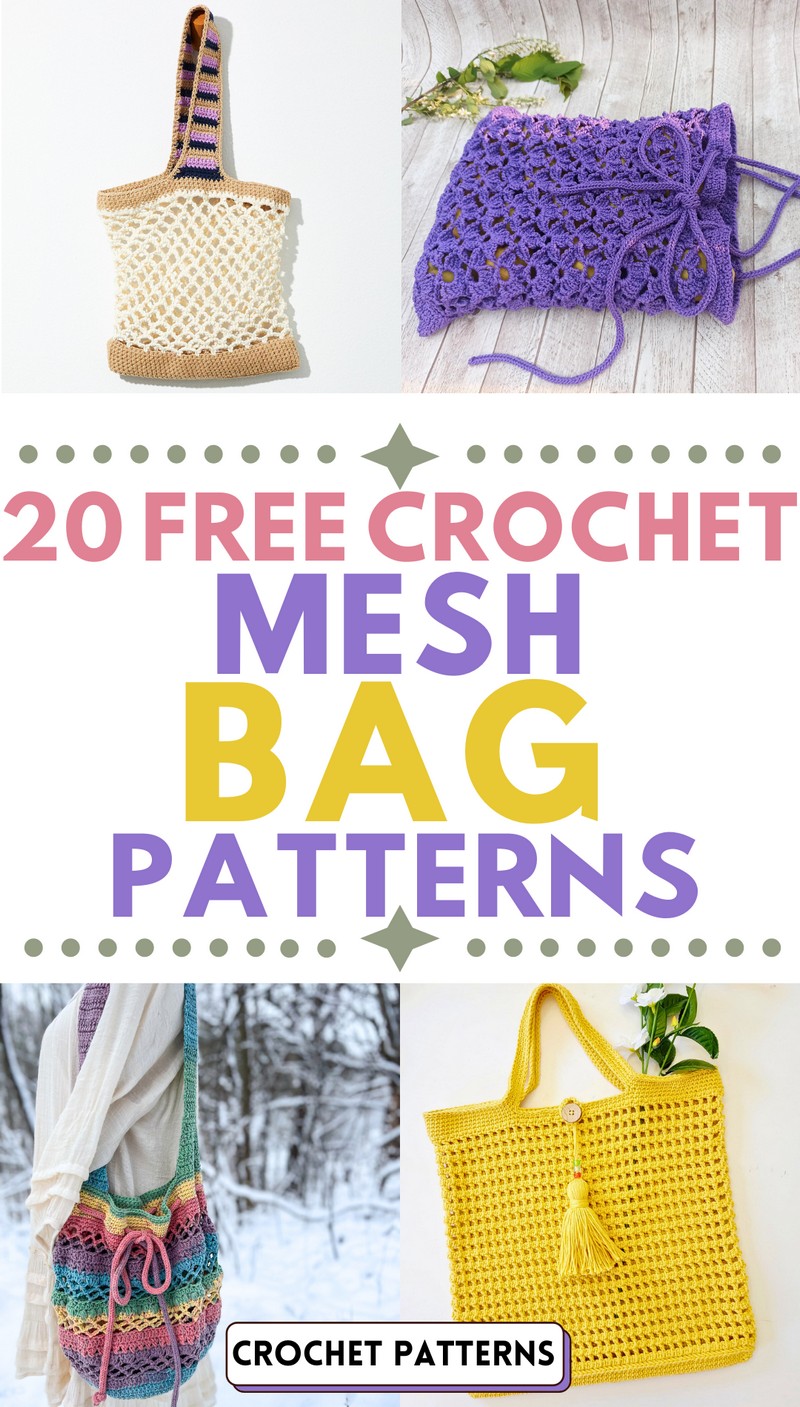 Free Crochet Mesh Bag Patterns