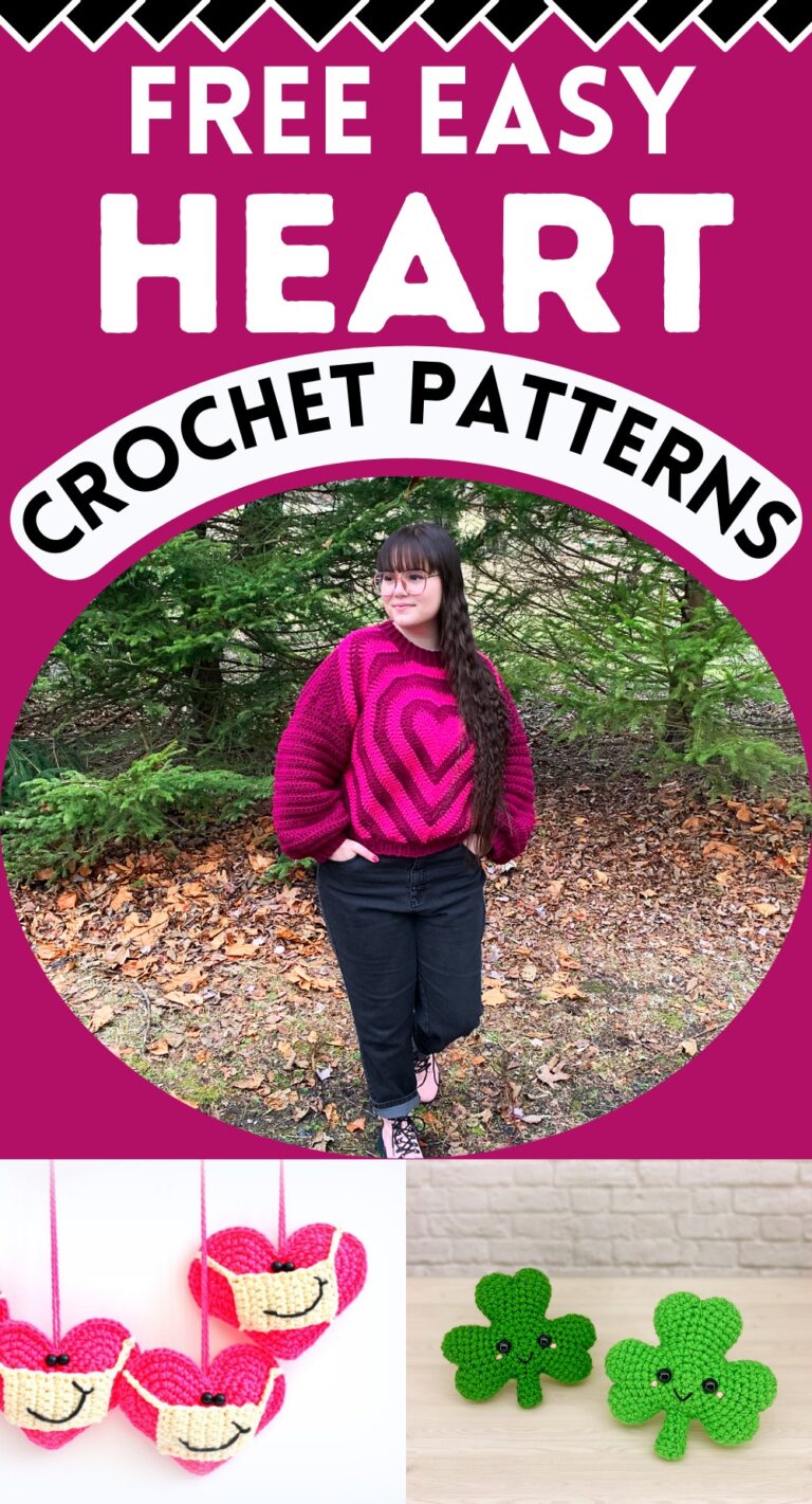 26 Lovely Free Crochet Heart Patterns For Spreading Love