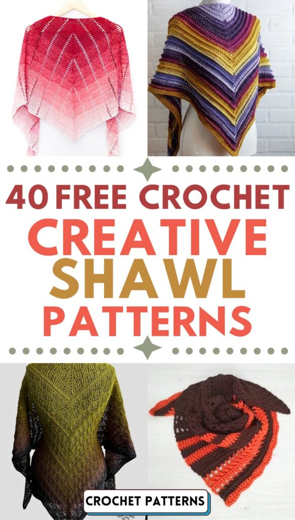 40 Free Crochet Shawl Patterns