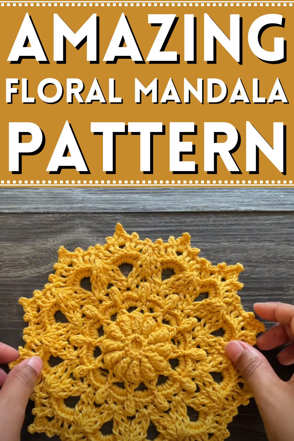 Crochet An Amazing Floral Mandala