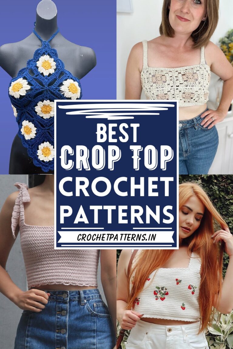 28 Free Crochet Crop Top Patterns For Summer