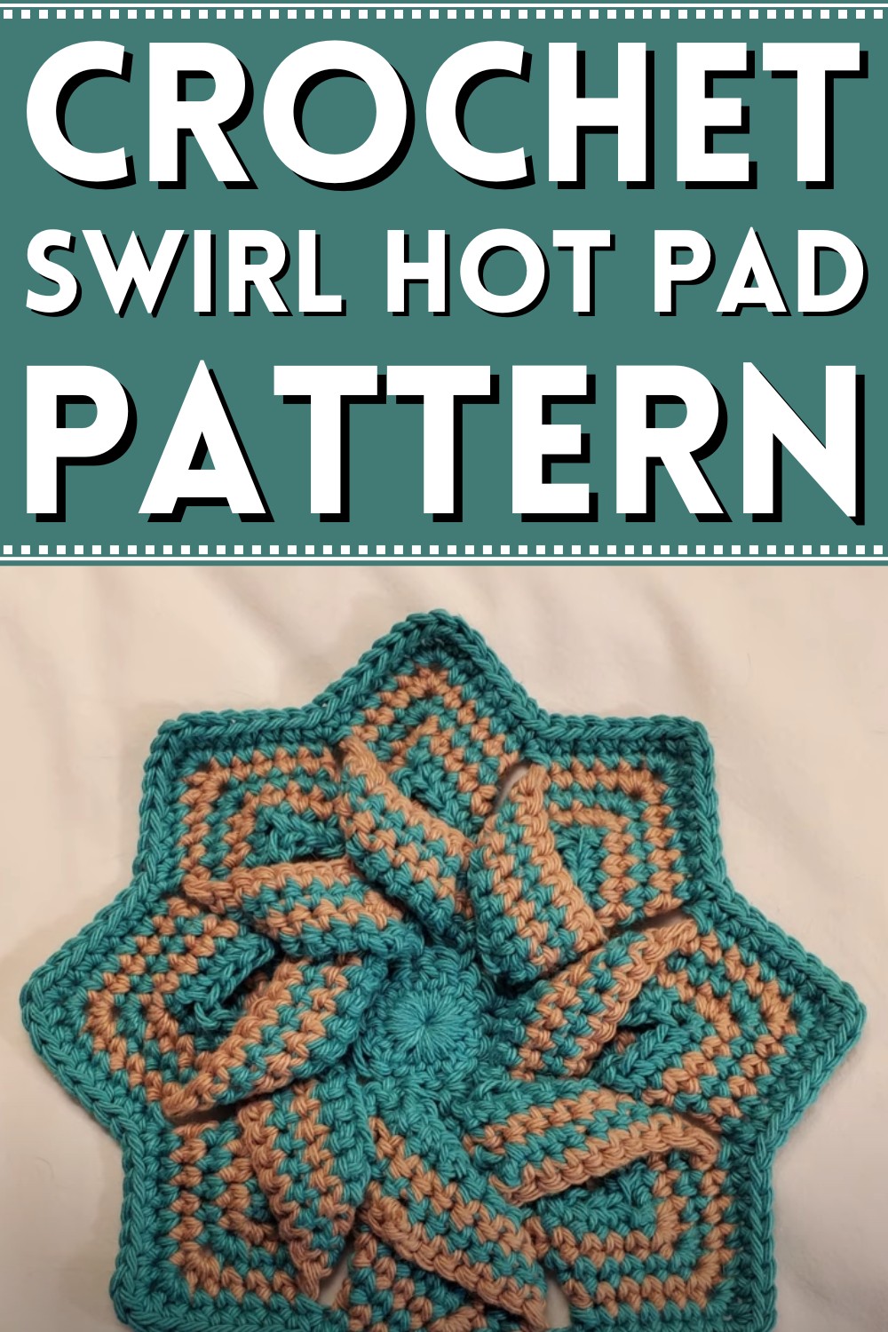 Crochet Swirl Hot Pad