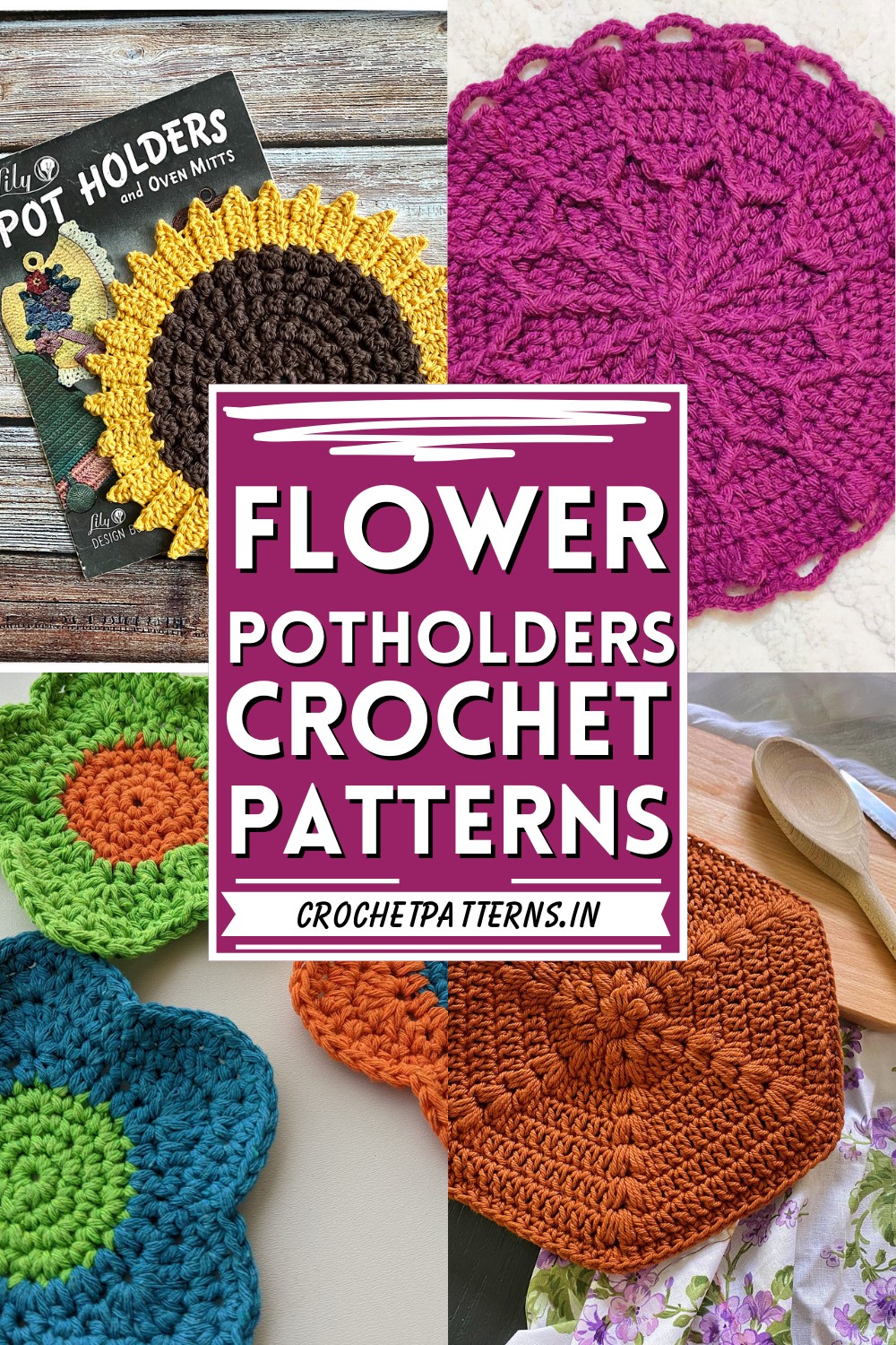 Flower Potholders Patterns