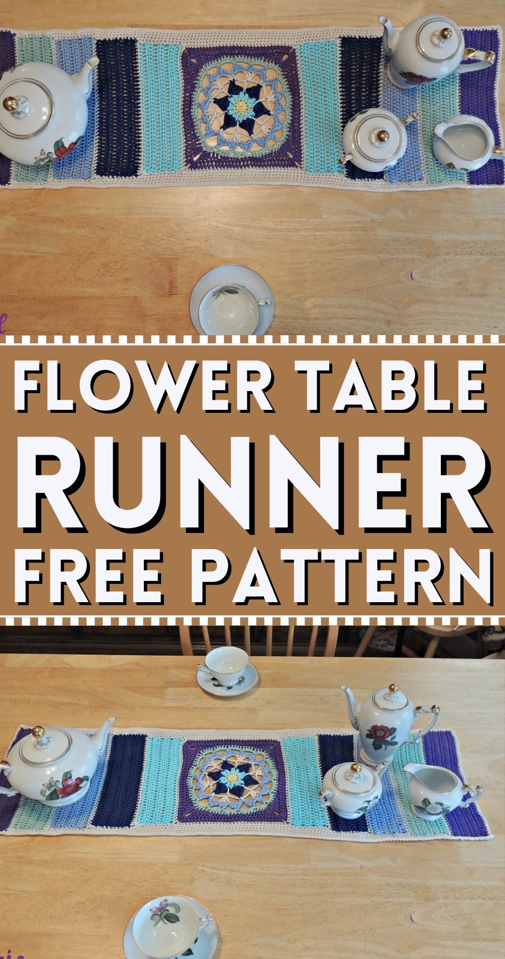 Flower Table Runner