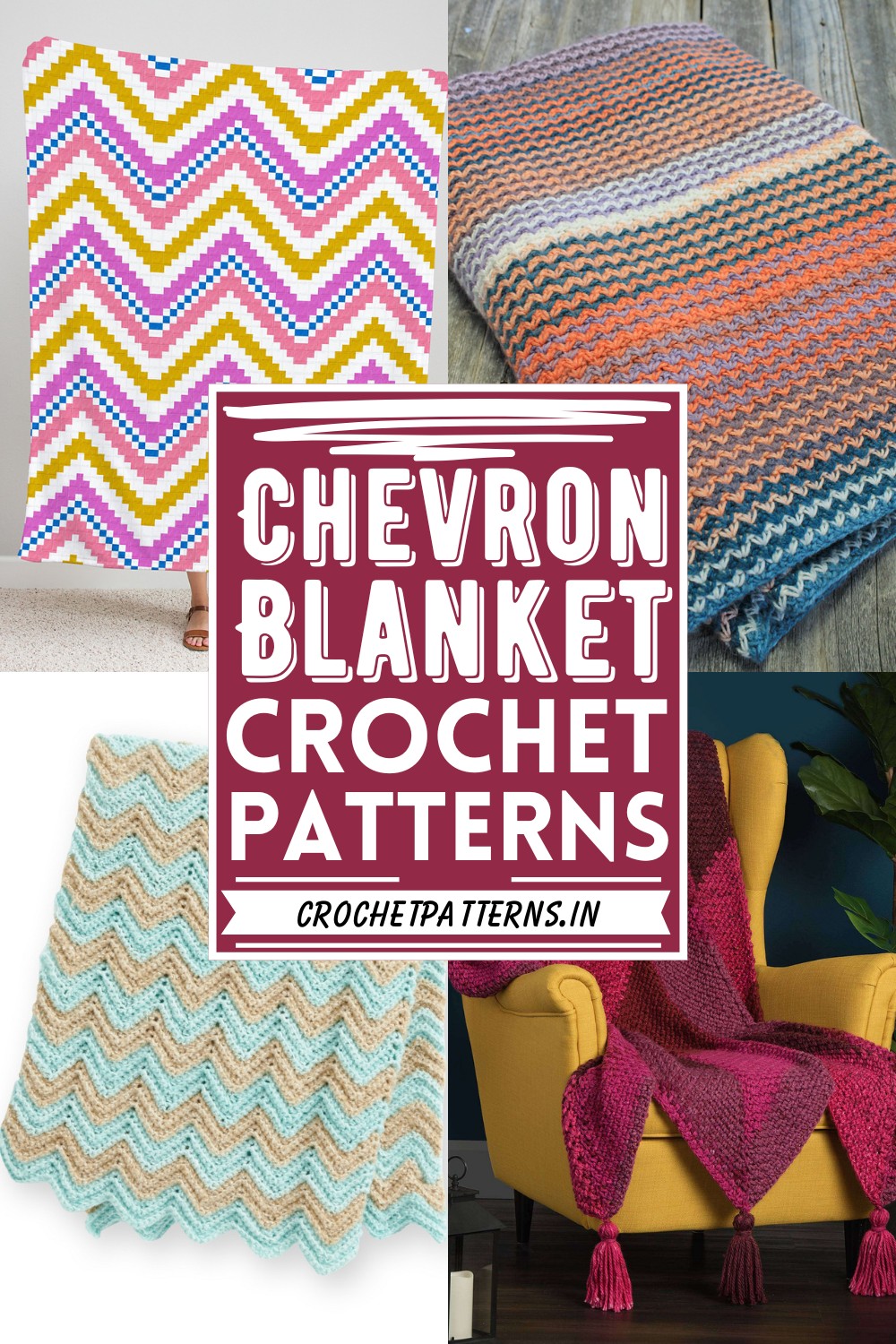 Free Crochet Chevron Blanket Patterns