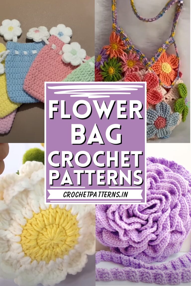 Crochet Flower Bag Patterns For Celebrating Spring And Renewal