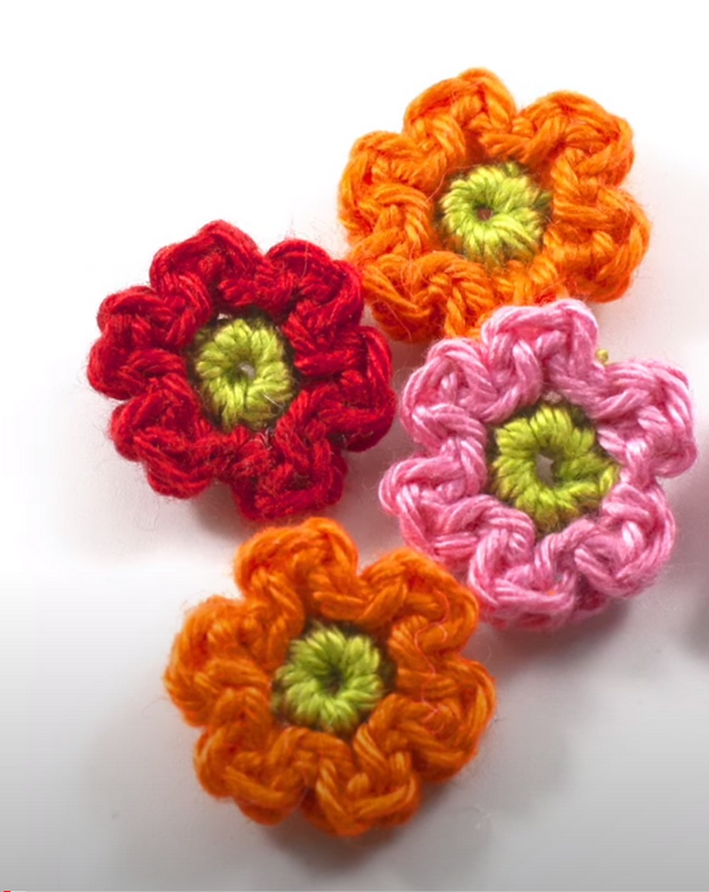 Free Crochet Tiny Flower Patterns