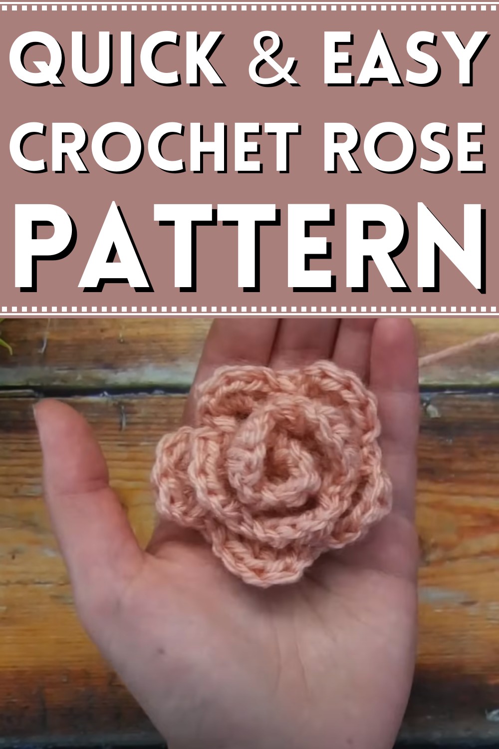 Quick & Easy Crochet Rose
