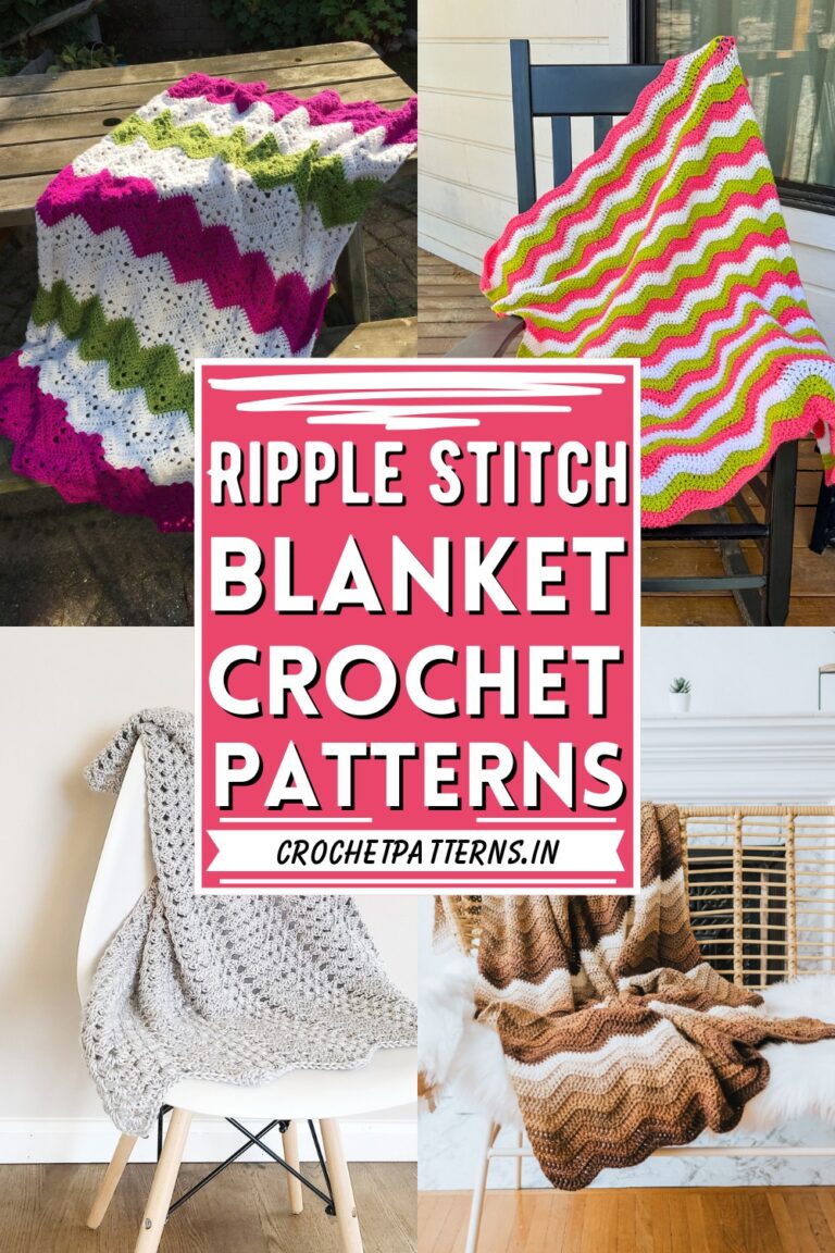 Free Ripple Stitch Blanket Patterns For Warm Winter Nights