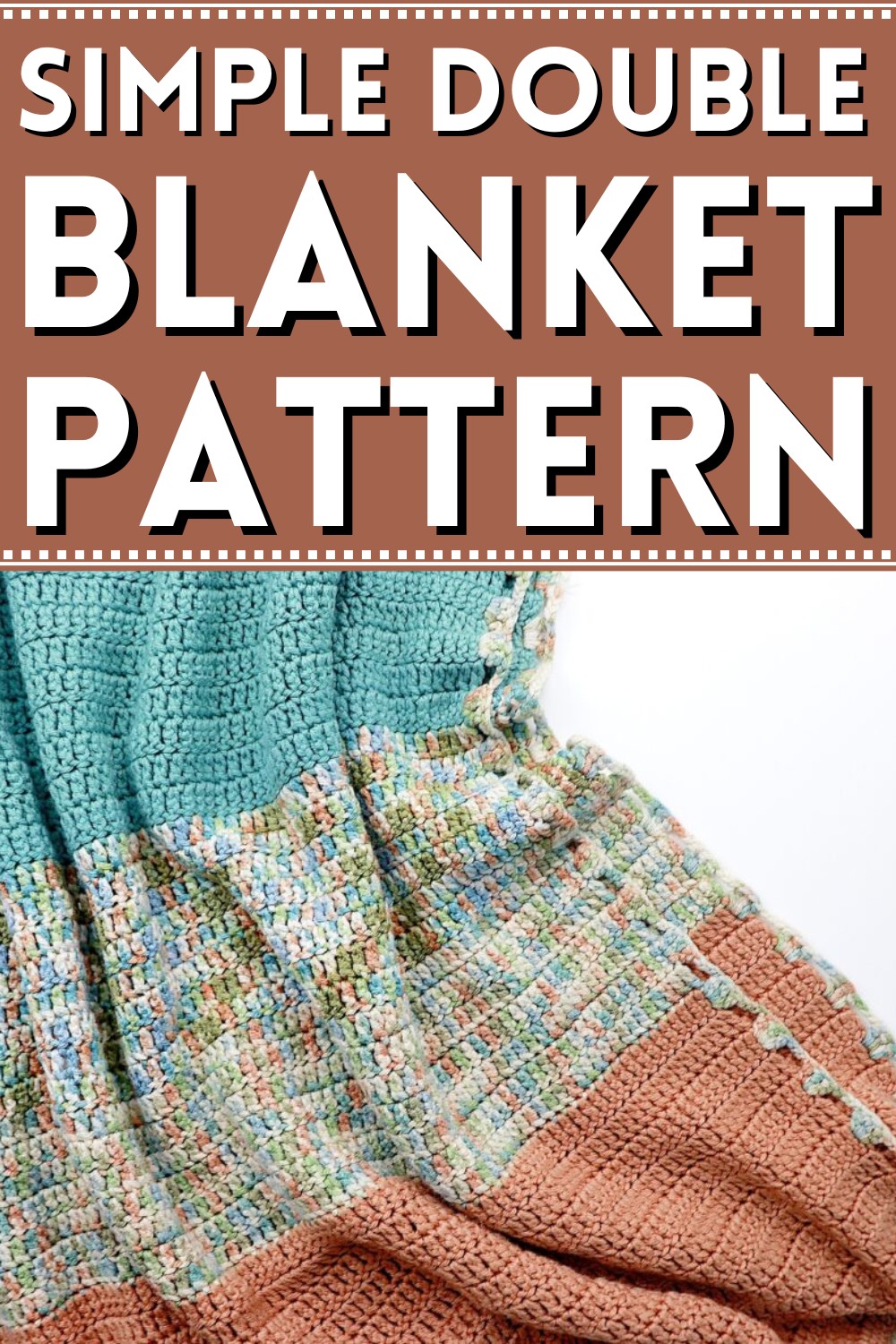 Simple Double Crochet Blanket Pattern