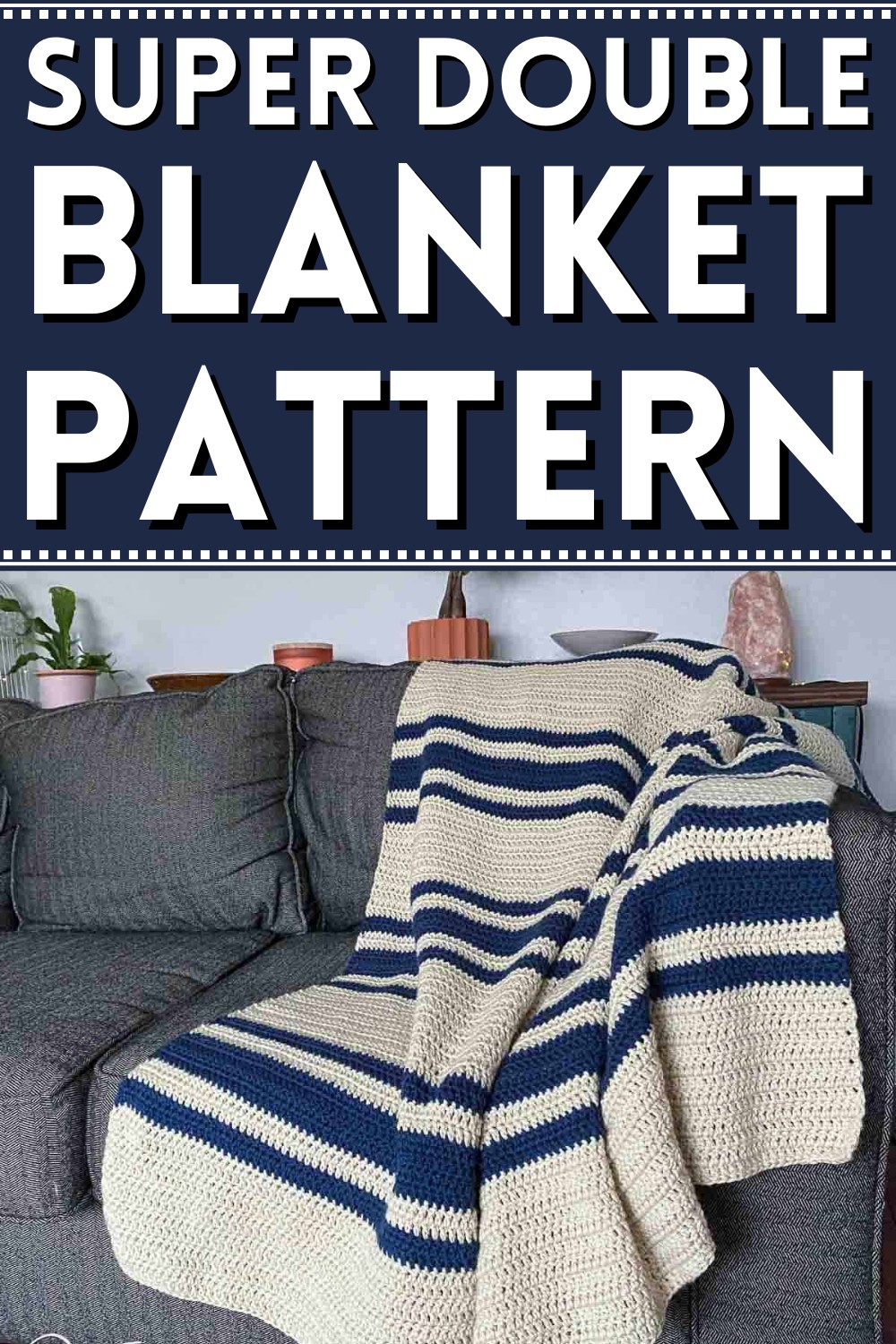 Super Easy Double Crochet Blanket