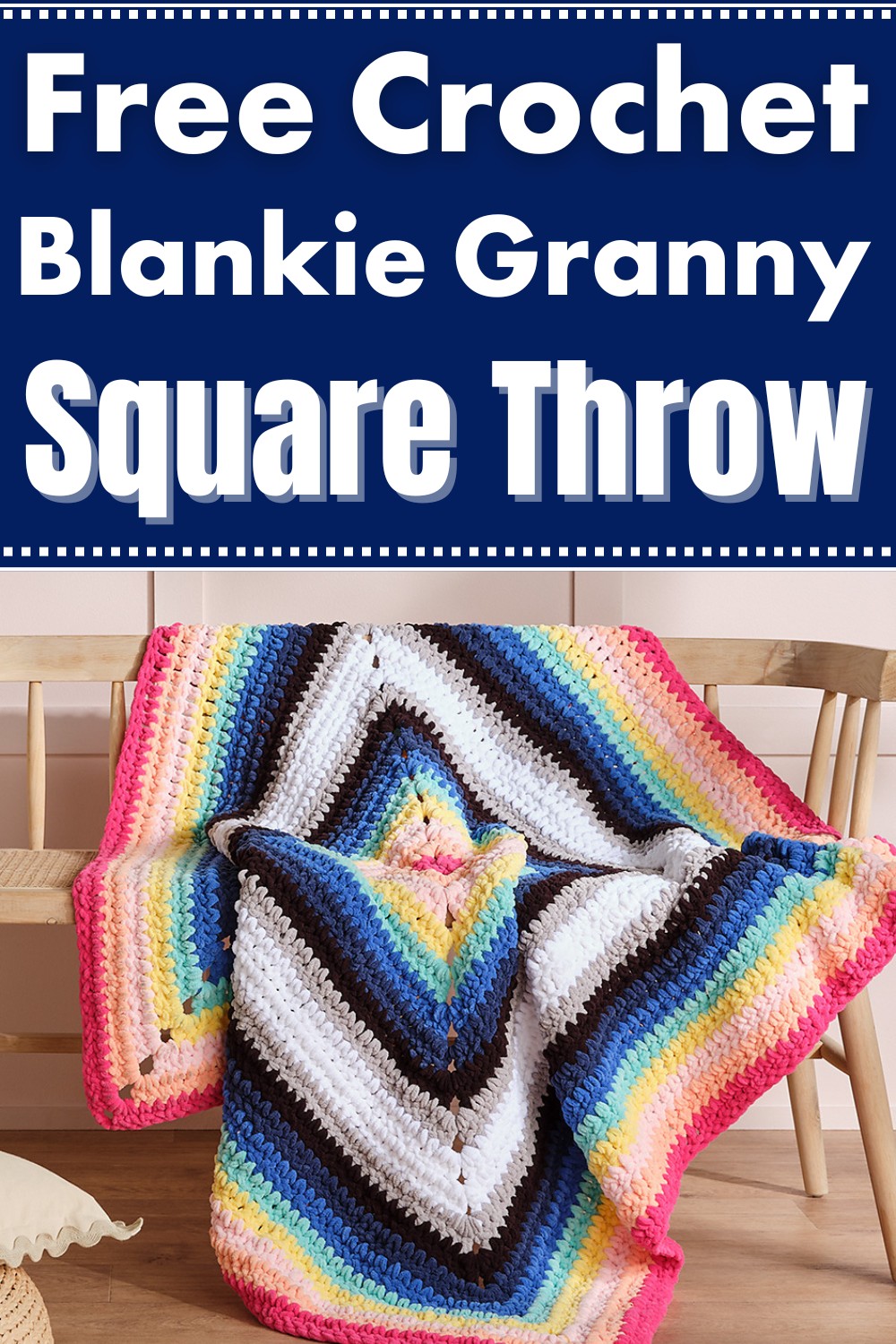 Blankie Granny Square Throw