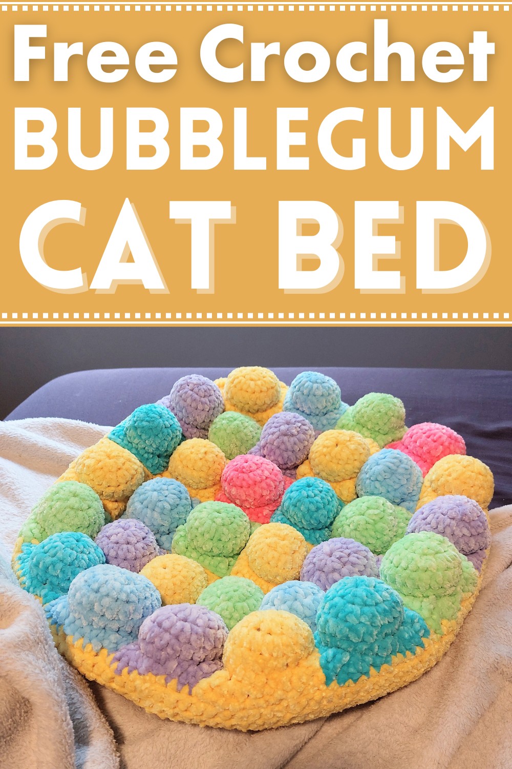 Bubblegum Cat Bed