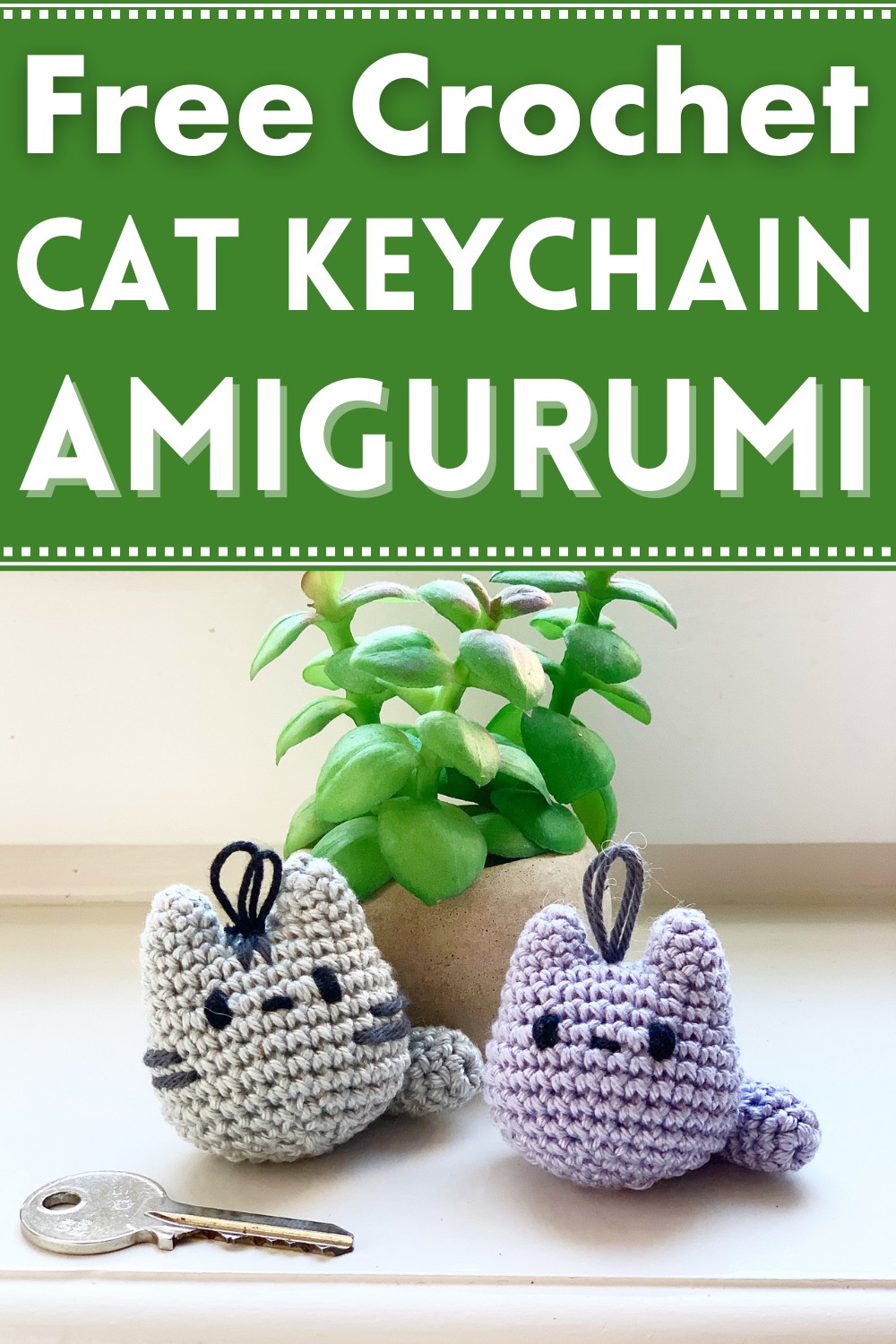 Cat Keychain Amigurumi