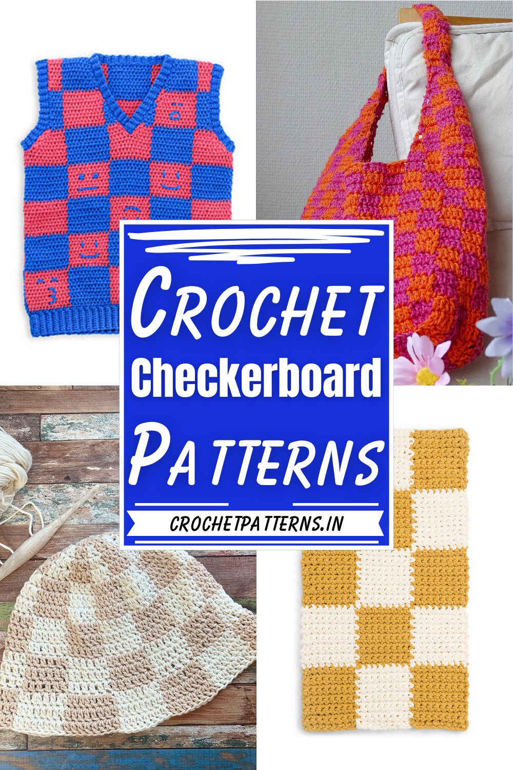 Crochet Checkerboard Pattern