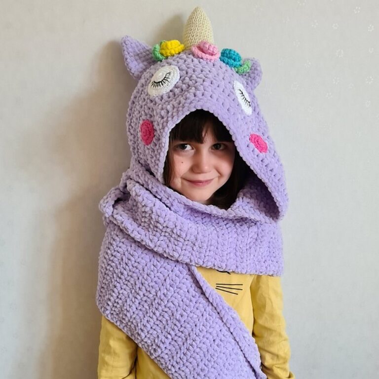Cozy Crochet Child Scarf Patterns In Different Colors