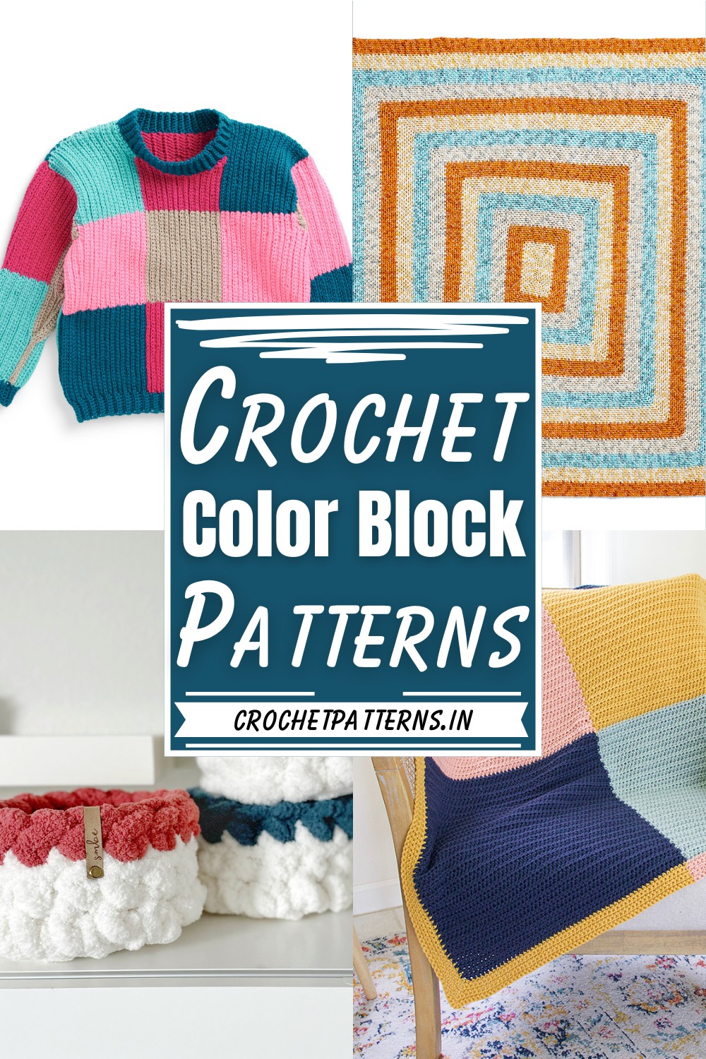 Crochet Color Block Pattern