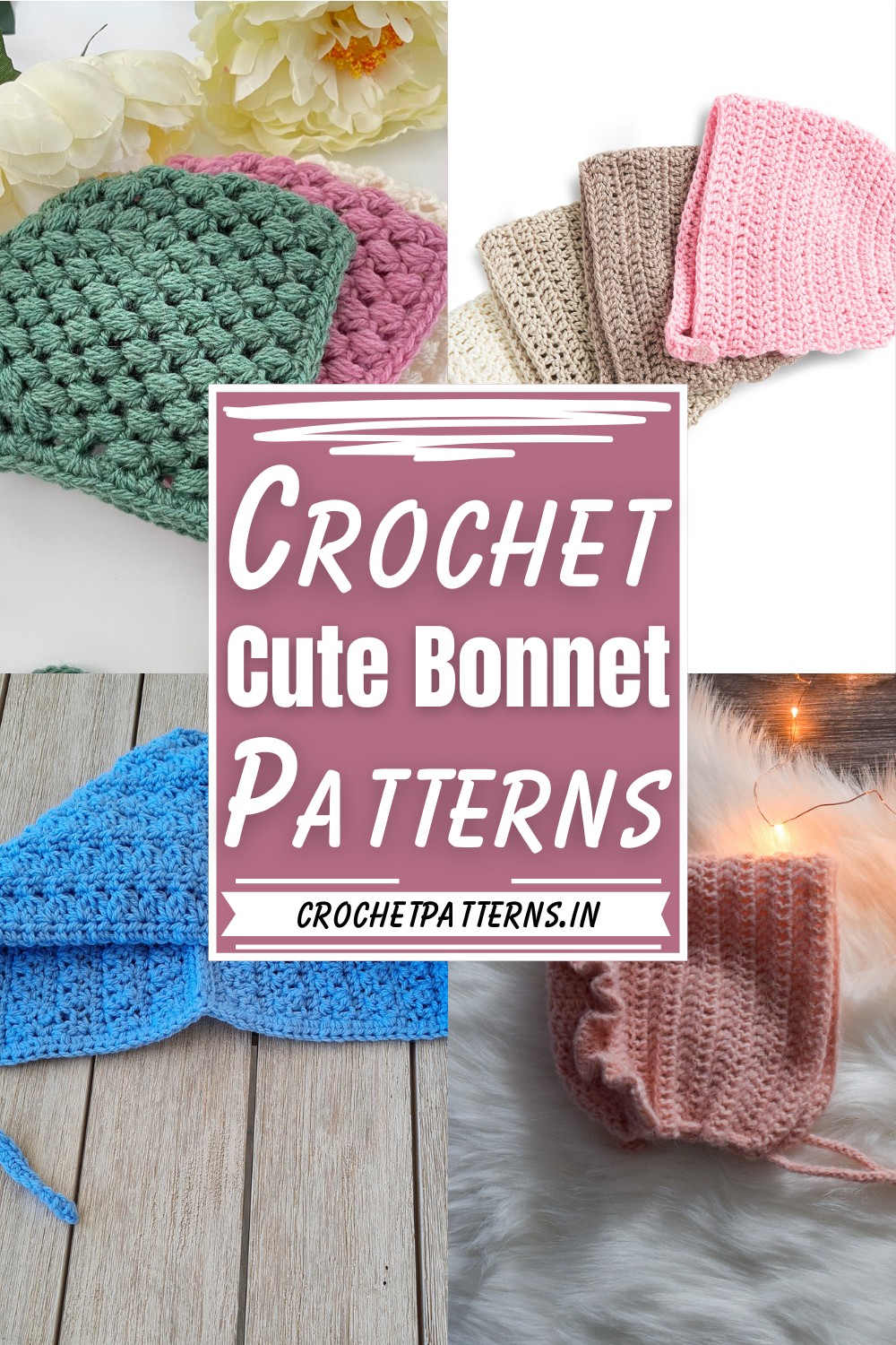 Crochet Cute Bonnet Pattern