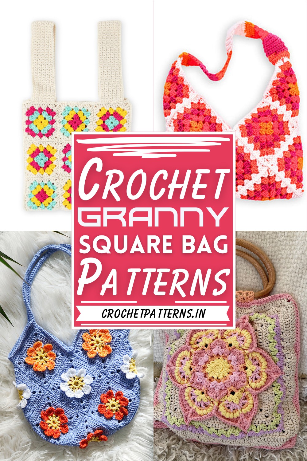 Crochet Granny Square Bag Pattern