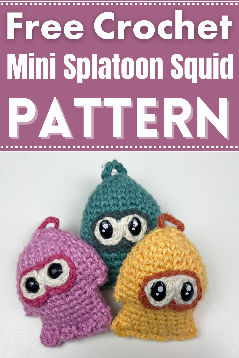 Crochet Mini Splatoon Squid Pattern