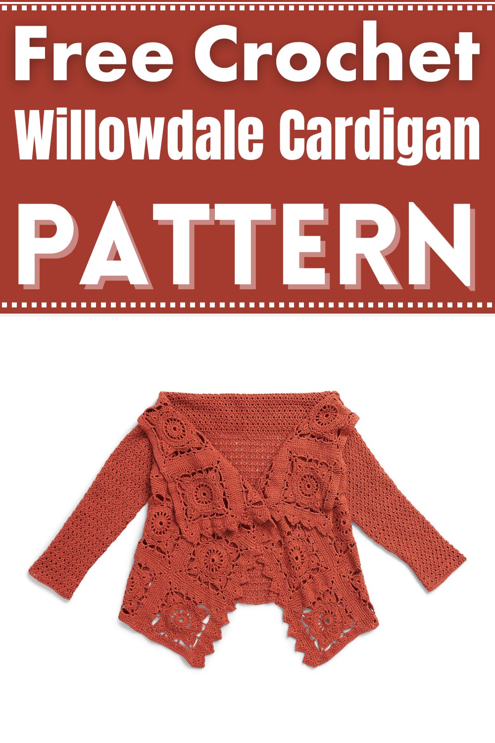 Crochet Willowdale Cardigan Pattern