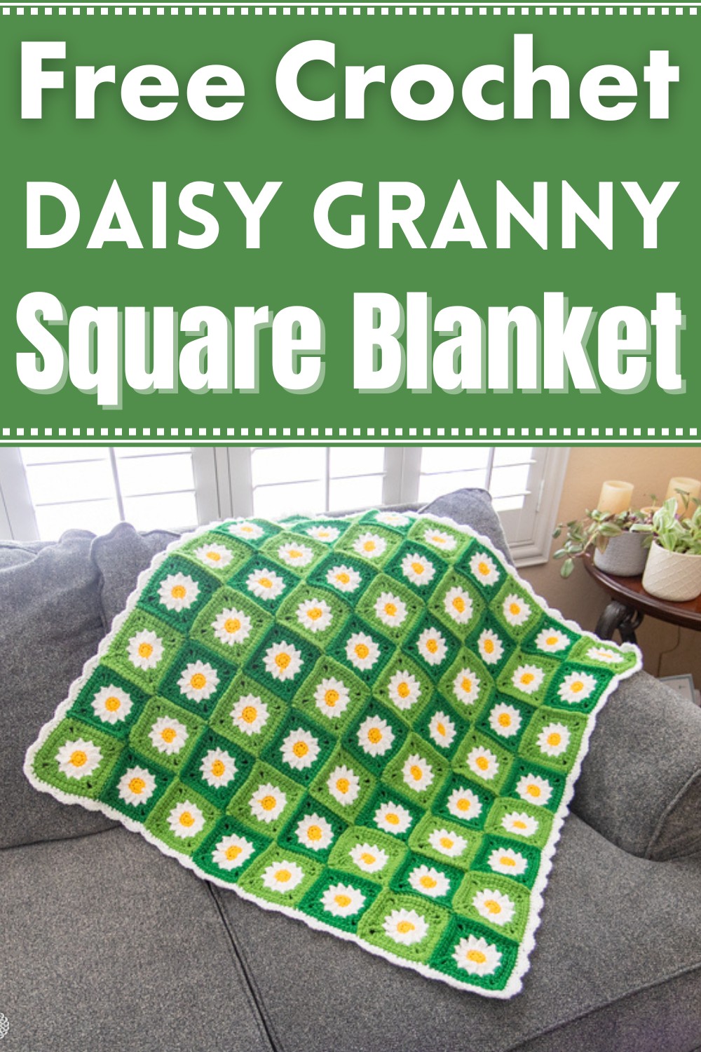 Daisy Granny Square Blanket