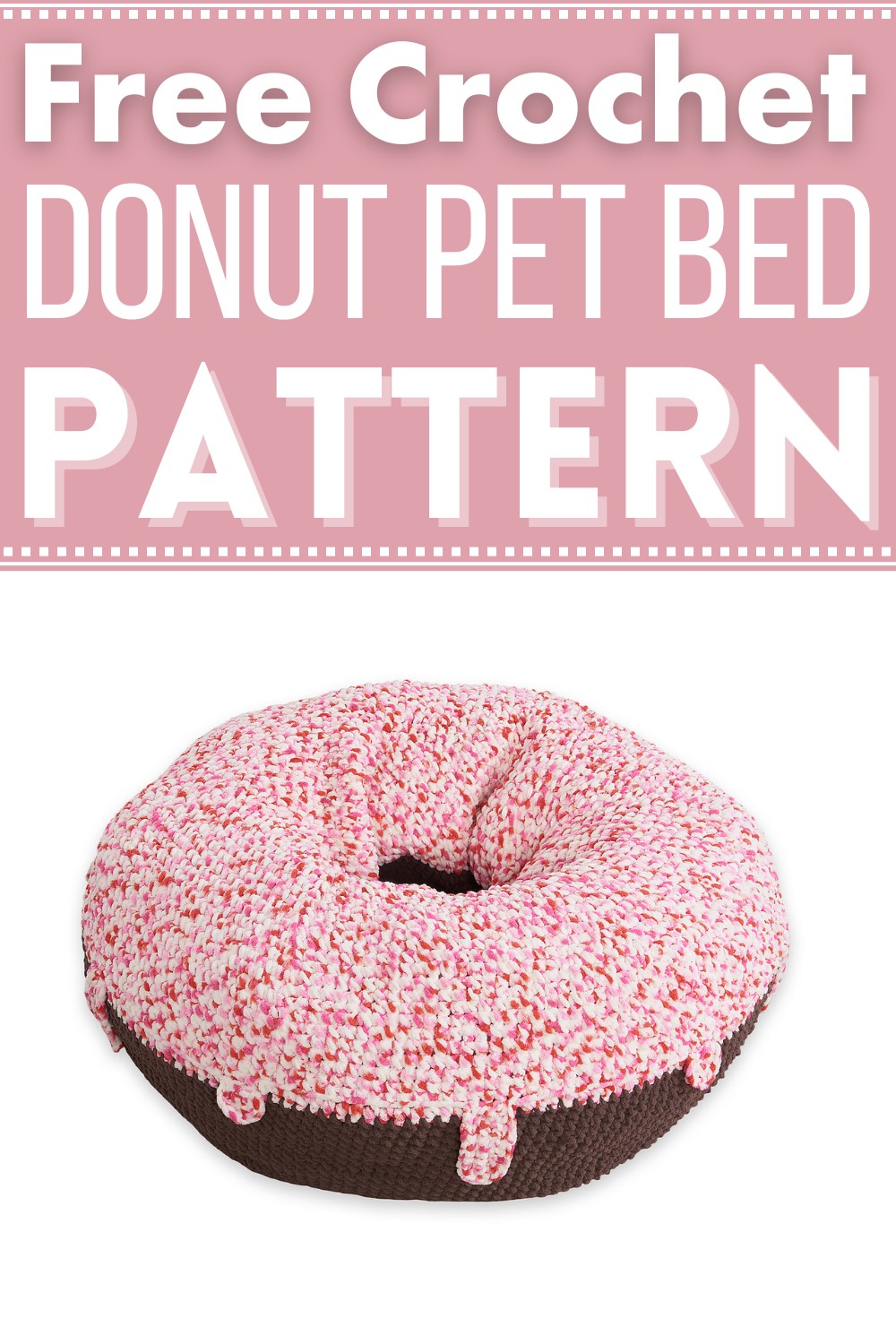 Donut Ask Me To Wake Up Pet Bed