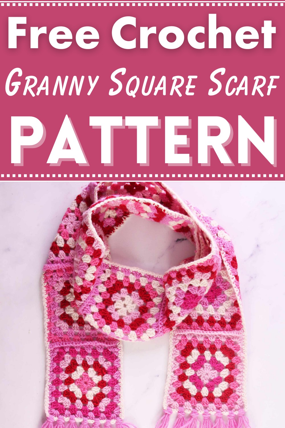 Granny Square Scarf