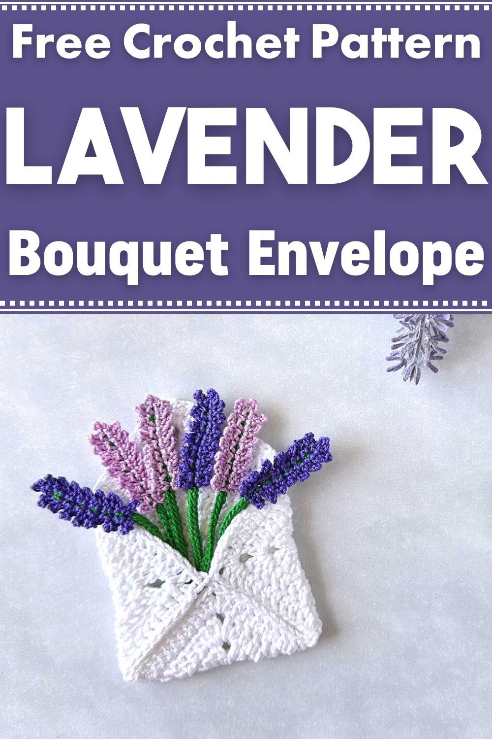 Lavender Bouquet Envelope