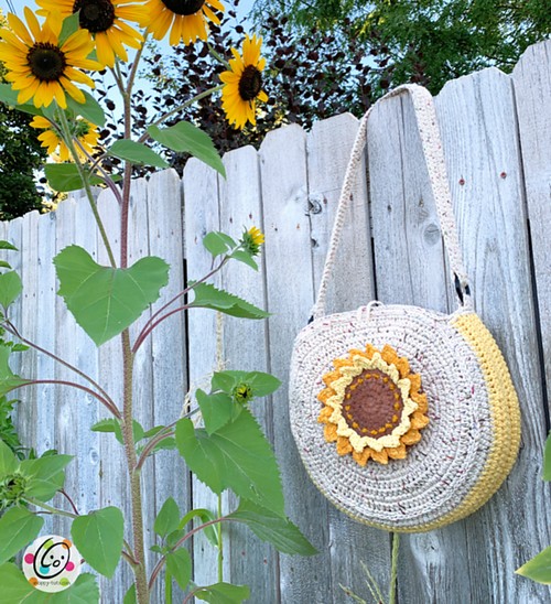 handbag sunflower bag