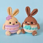 Crochet Mini Easter Egg Bunny Pattern (1)