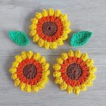 Crochet Cheerful Sunflowers Pattern