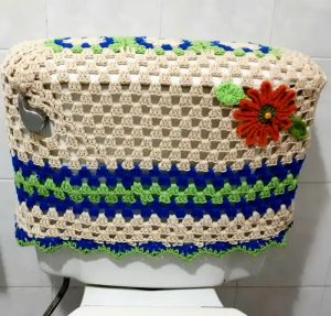 Crochet Toilet Water Tank Cover5